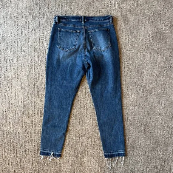 LOFT Women's Skinny Jeans - Dark Blue - Picture 2 of 5
